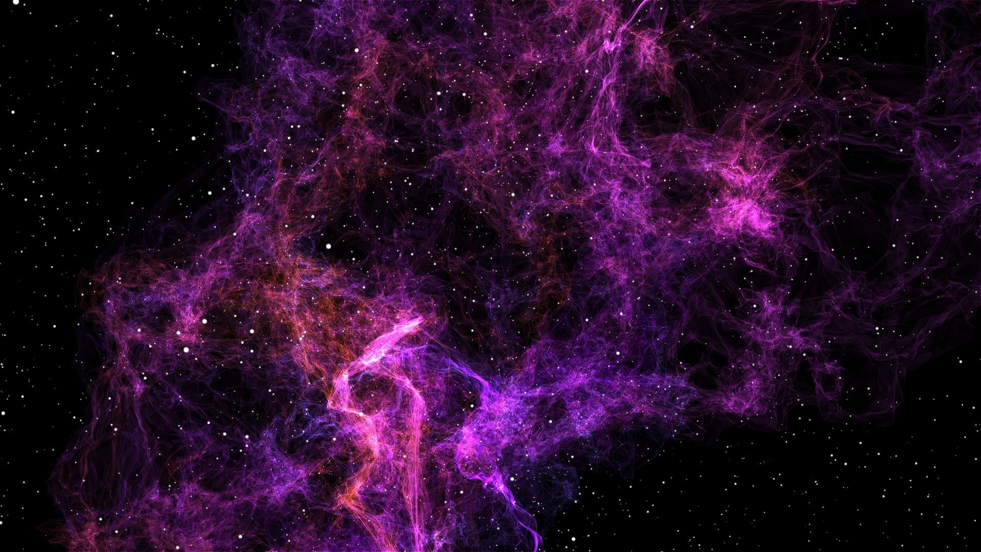 Purple Space Desktop Wallpaper