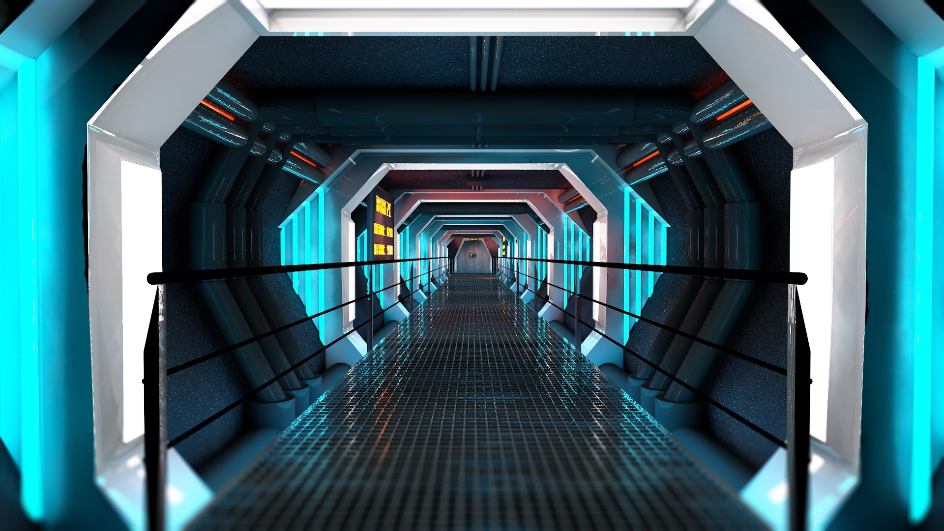 Space Tunnel Background