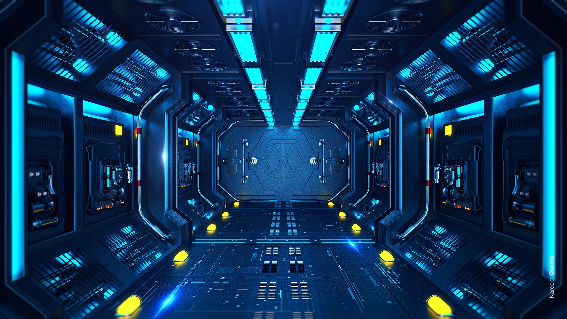 Space Tunnel wallpaper for desktop