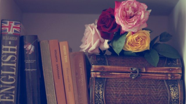 24 Book and Flower Wallpapers - Wallpaperboat