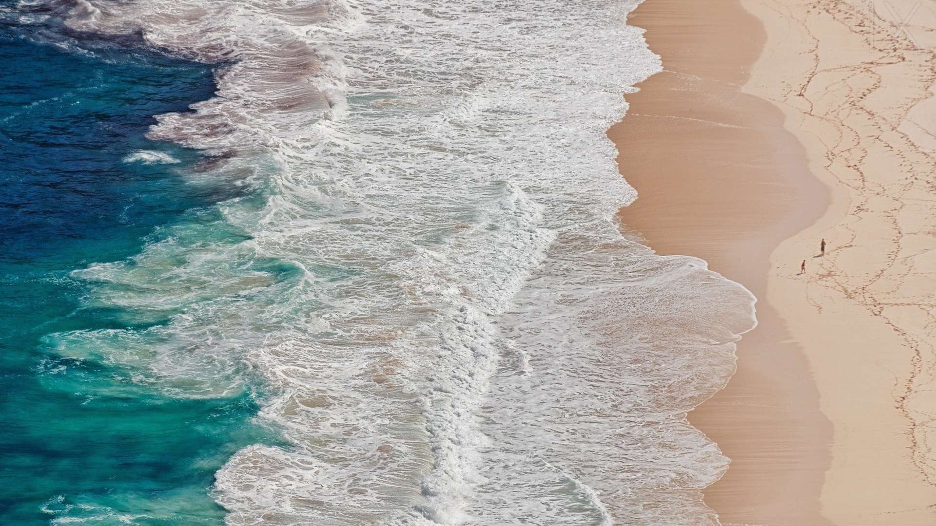 22 Sea and Sand from Above Wallpapers - Wallpaperboat