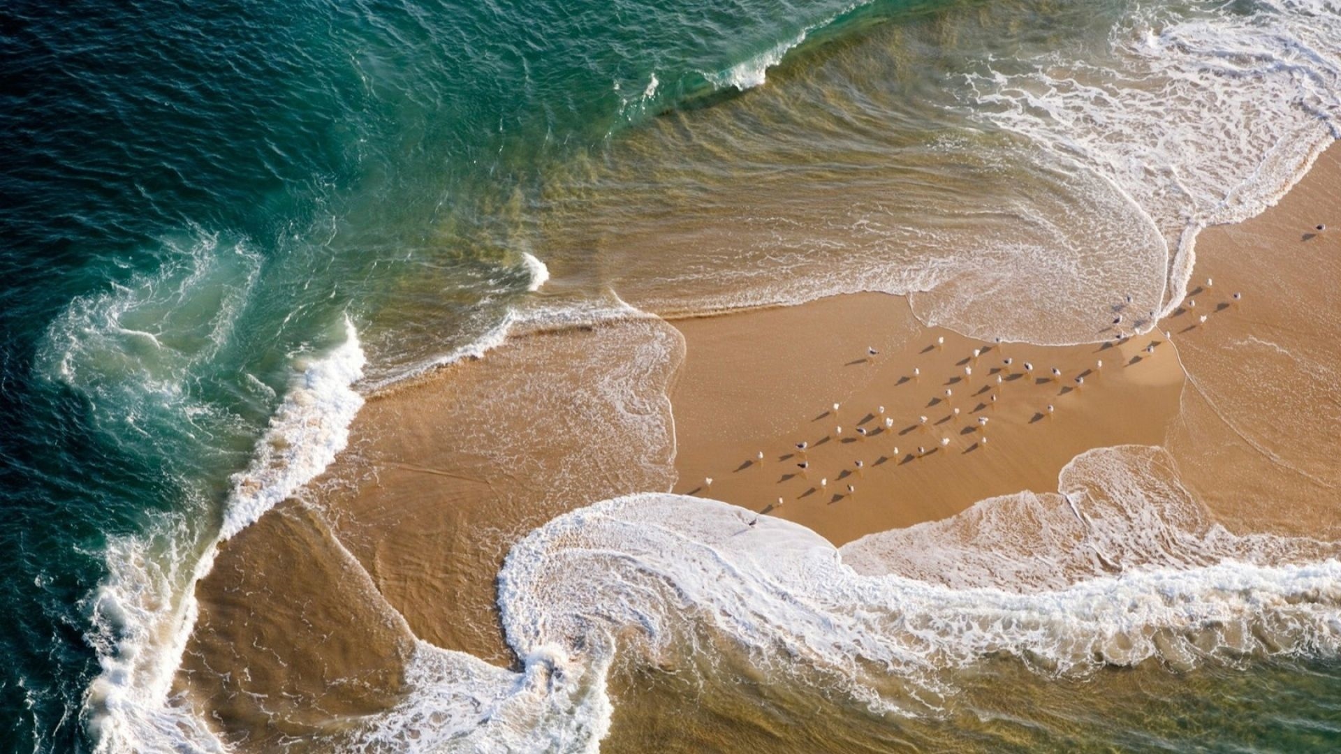 Sea ​​and Sand From Above best wallpaper
