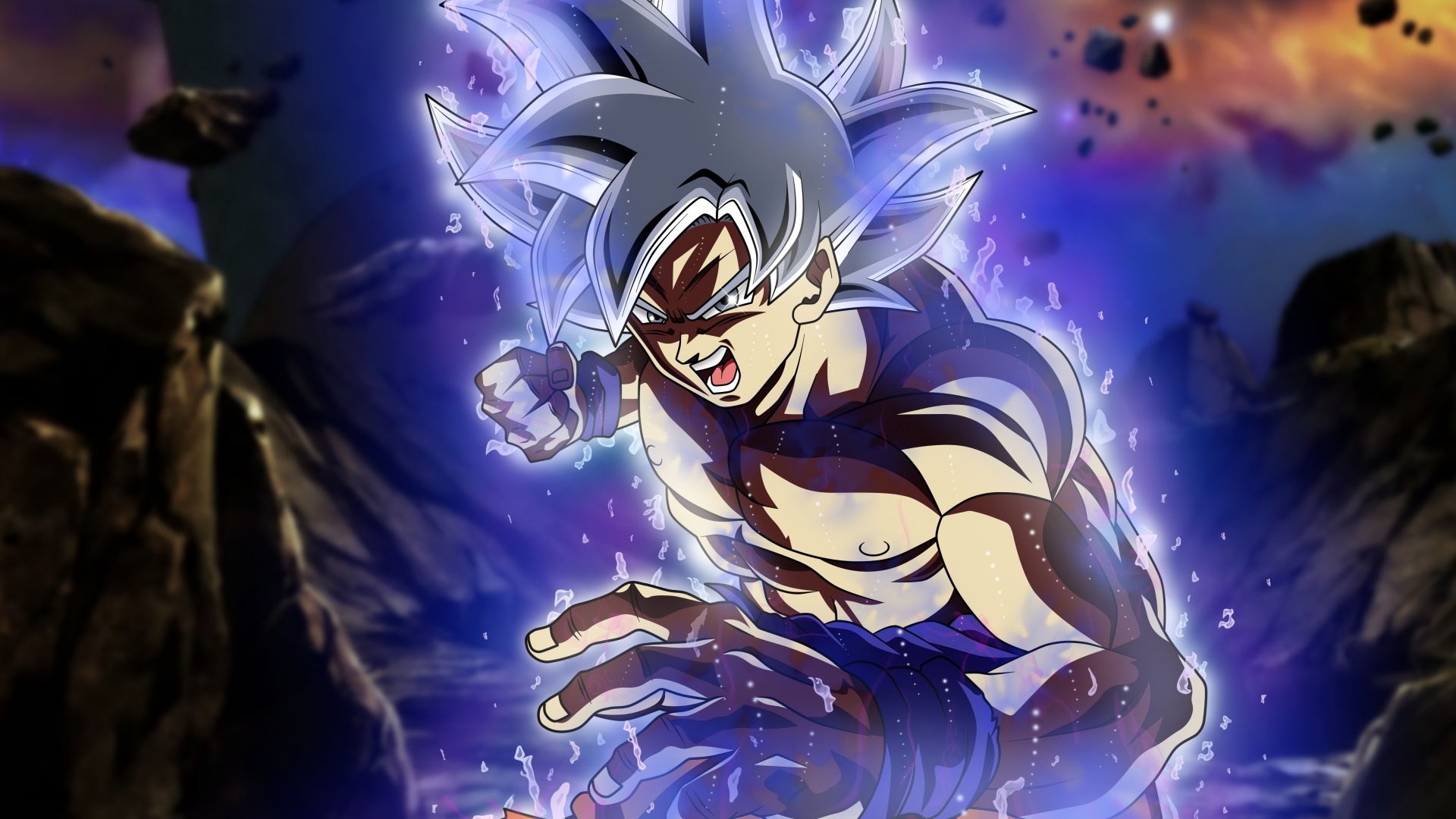 Goku Ultra Instinct desktop wallpaper free download