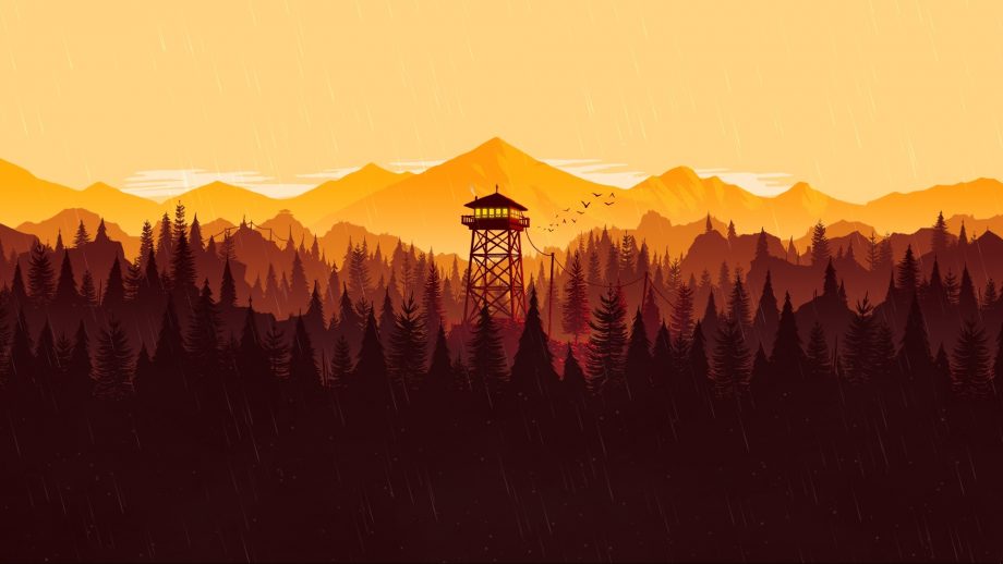 Firewatch обои 4к на телефон