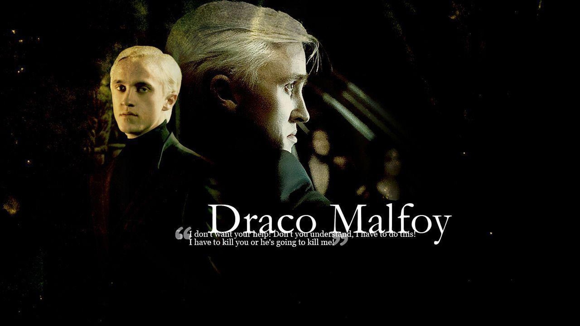 Draco Malfoy computer wallpaper