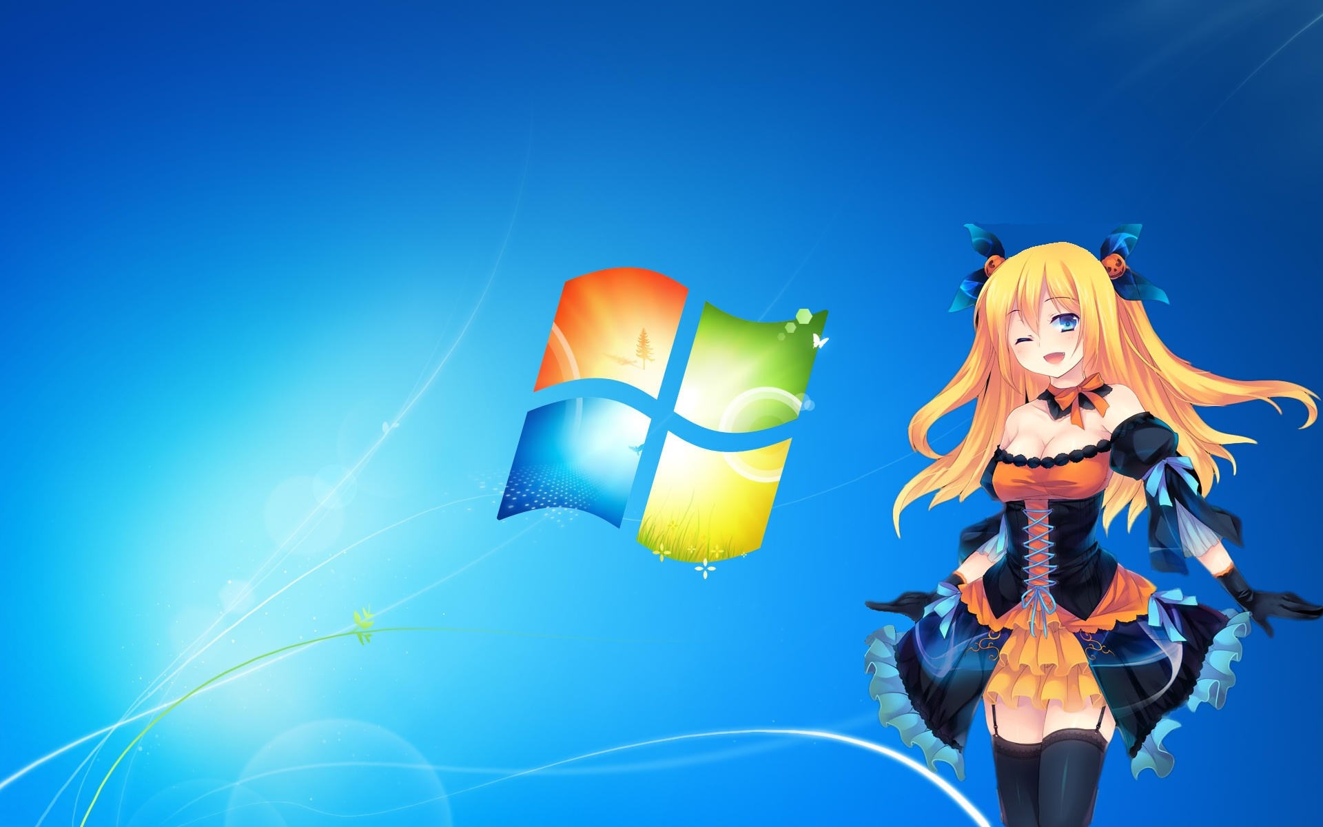 Anime Girls For Windows windows background