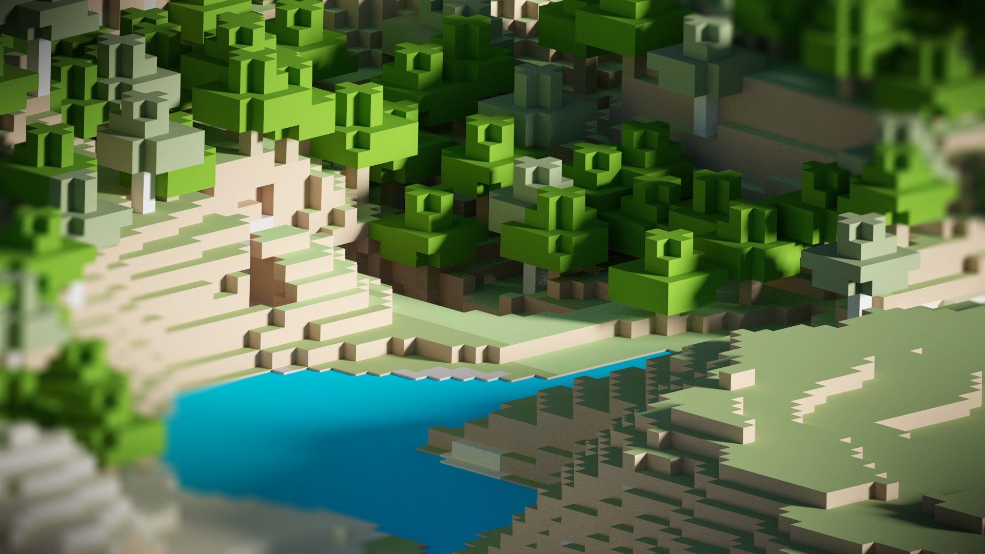 Minecraft 1080p wallpaper