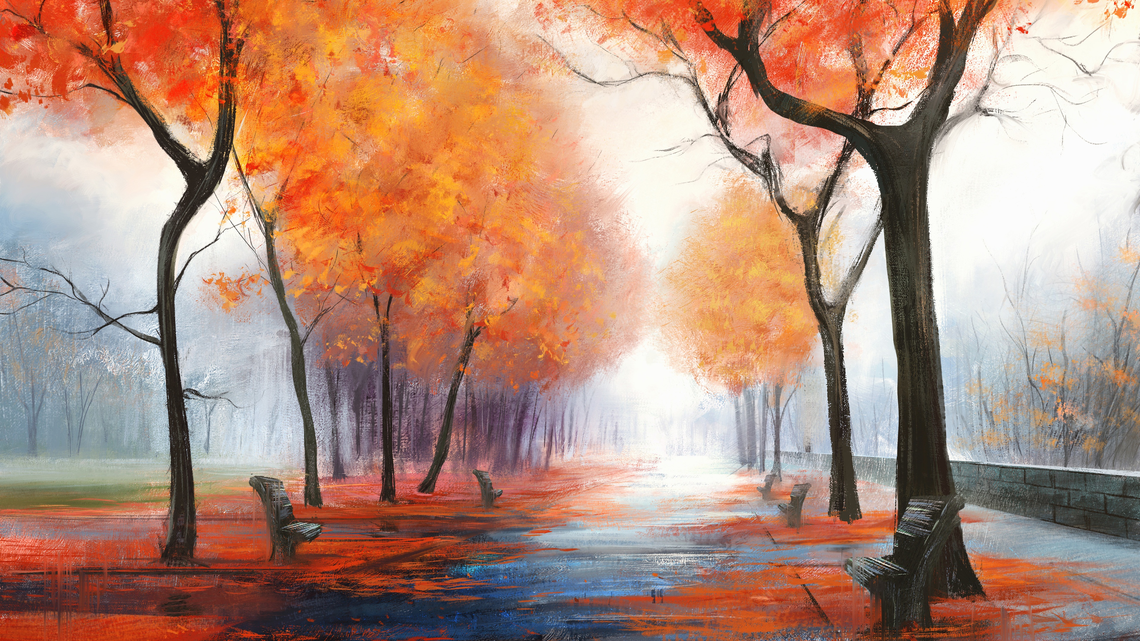 Fall Art desktop wallpaper free download
