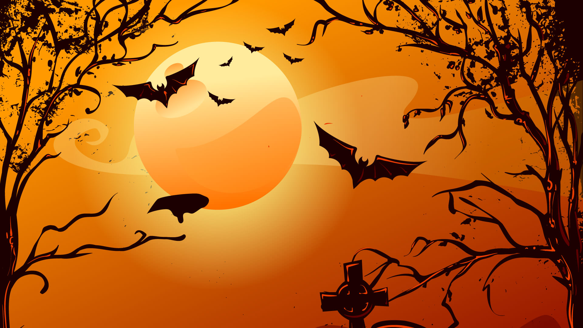 Halloween Bats cool wallpaper