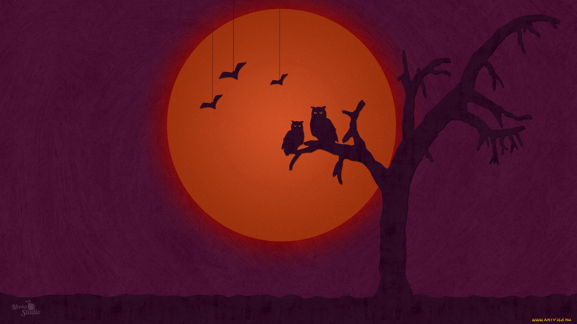 Halloween Owl background picture