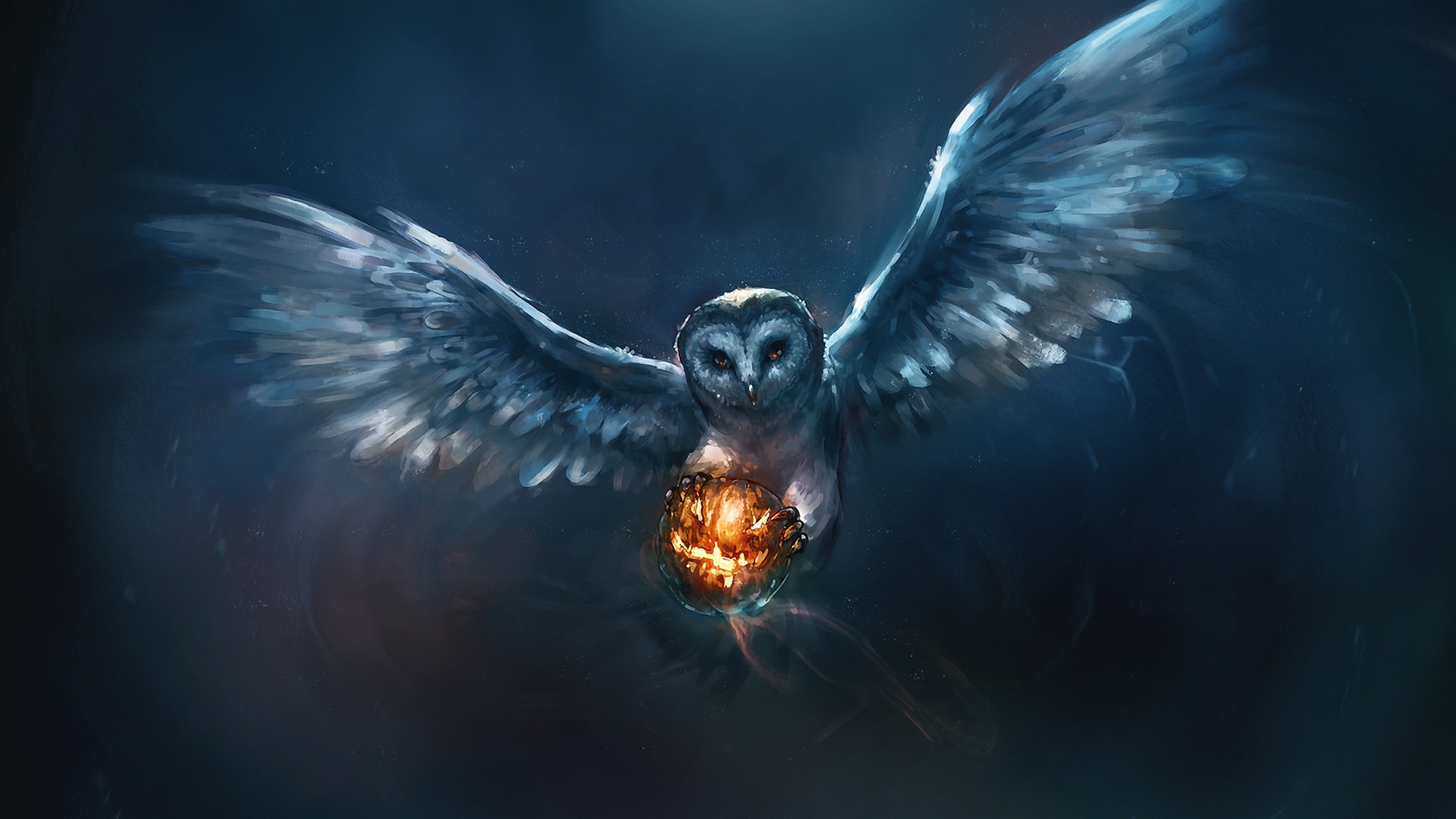 Halloween Owl windows wallpaper