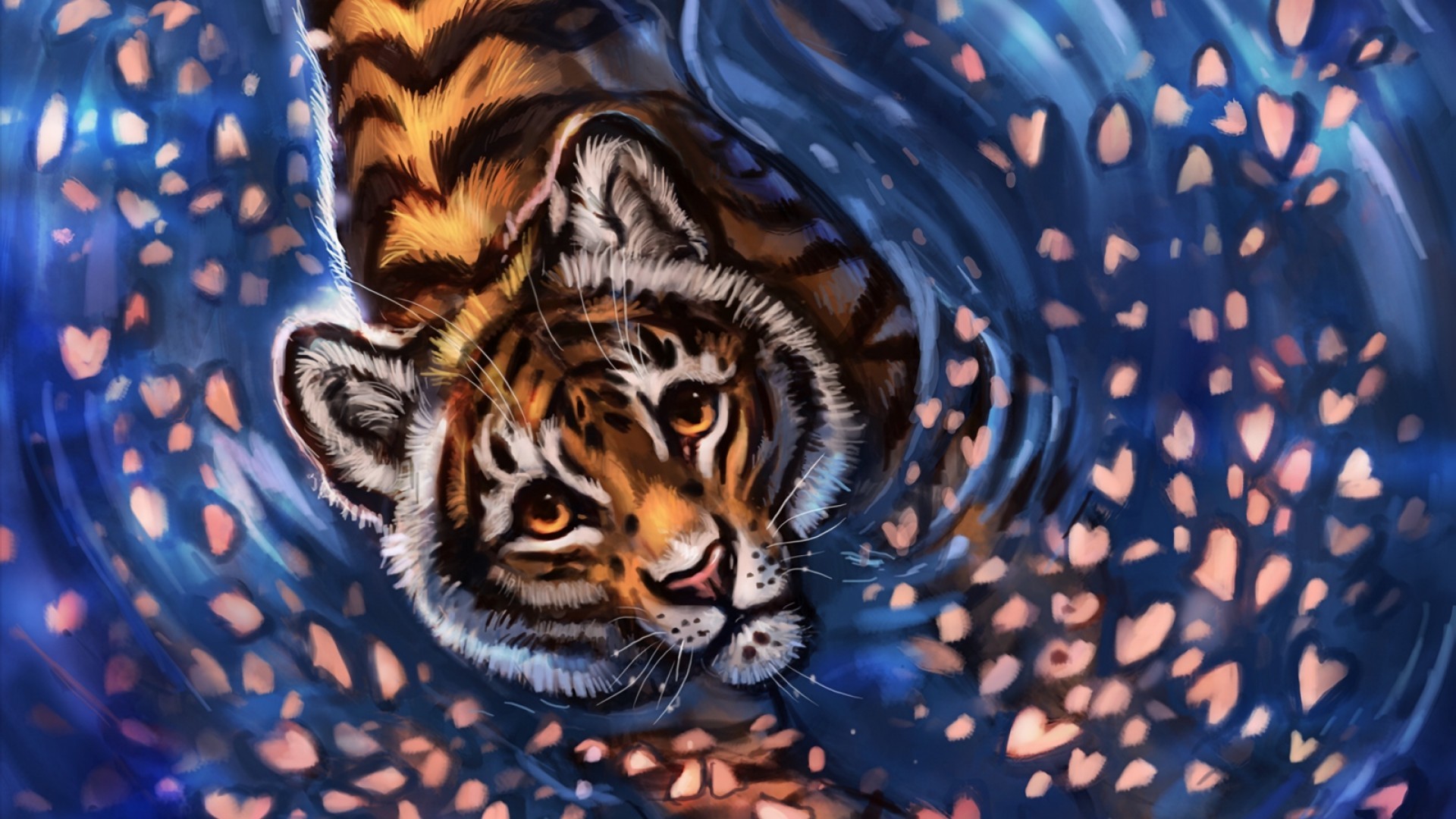 Fantasy Tiger wallpaper hd