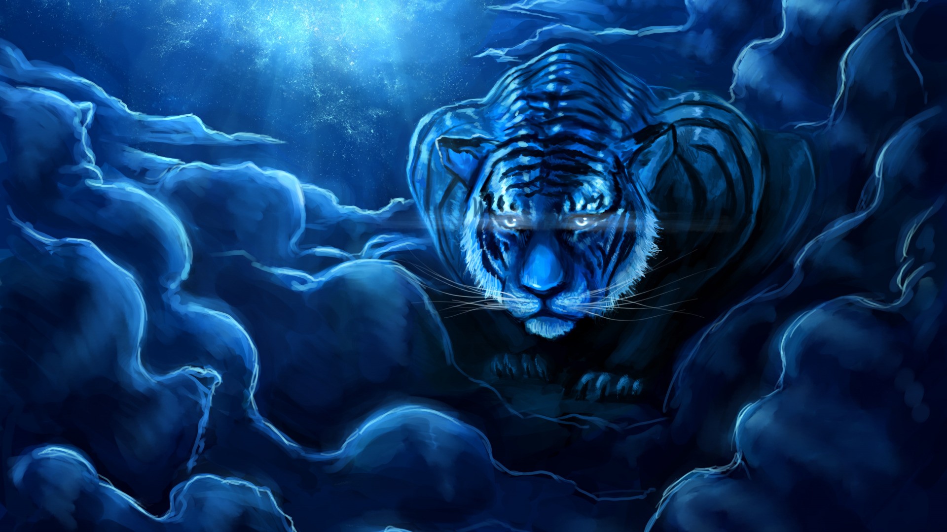 Fantasy Tiger free background