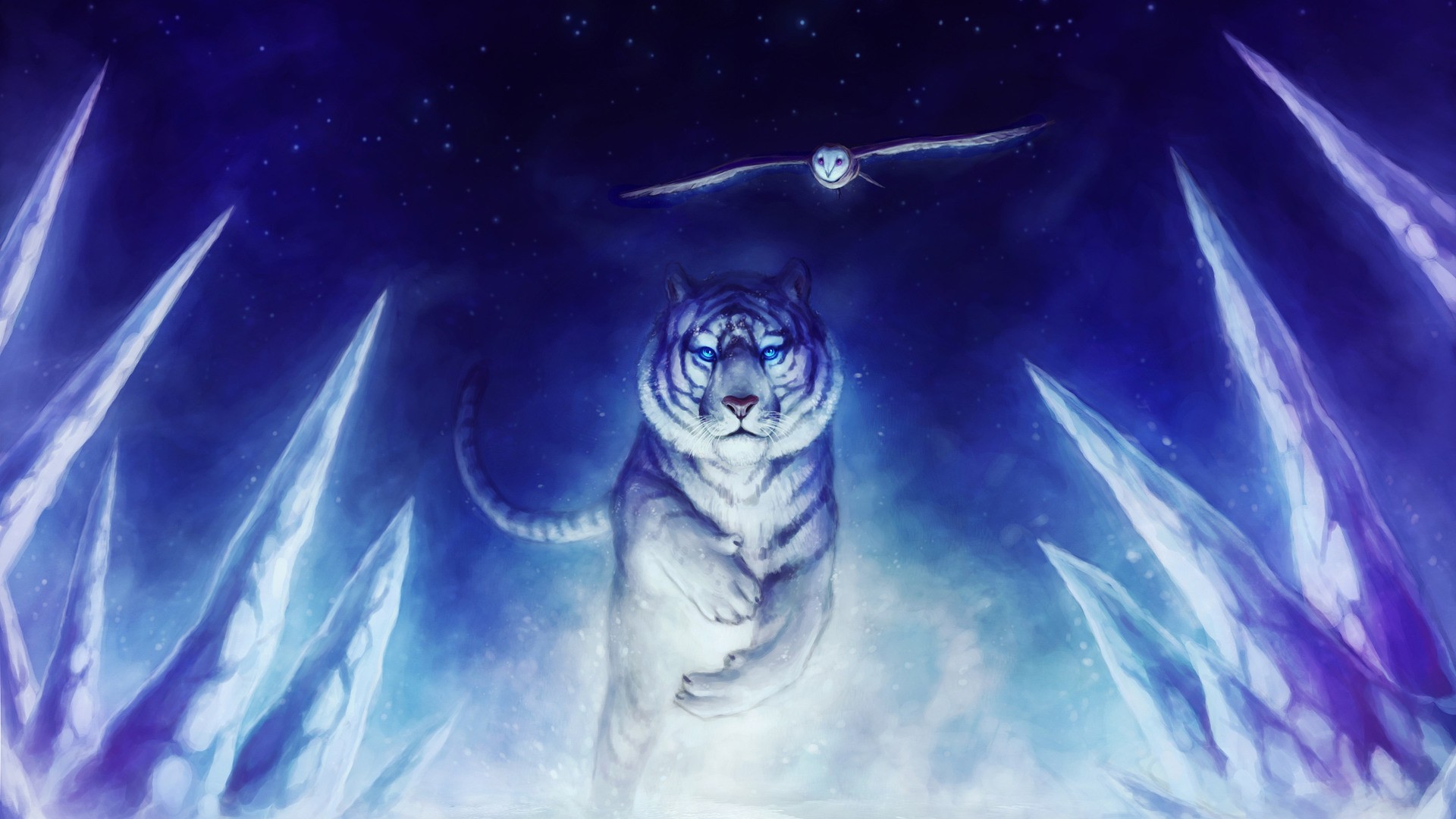 Fantasy Tiger background picture
