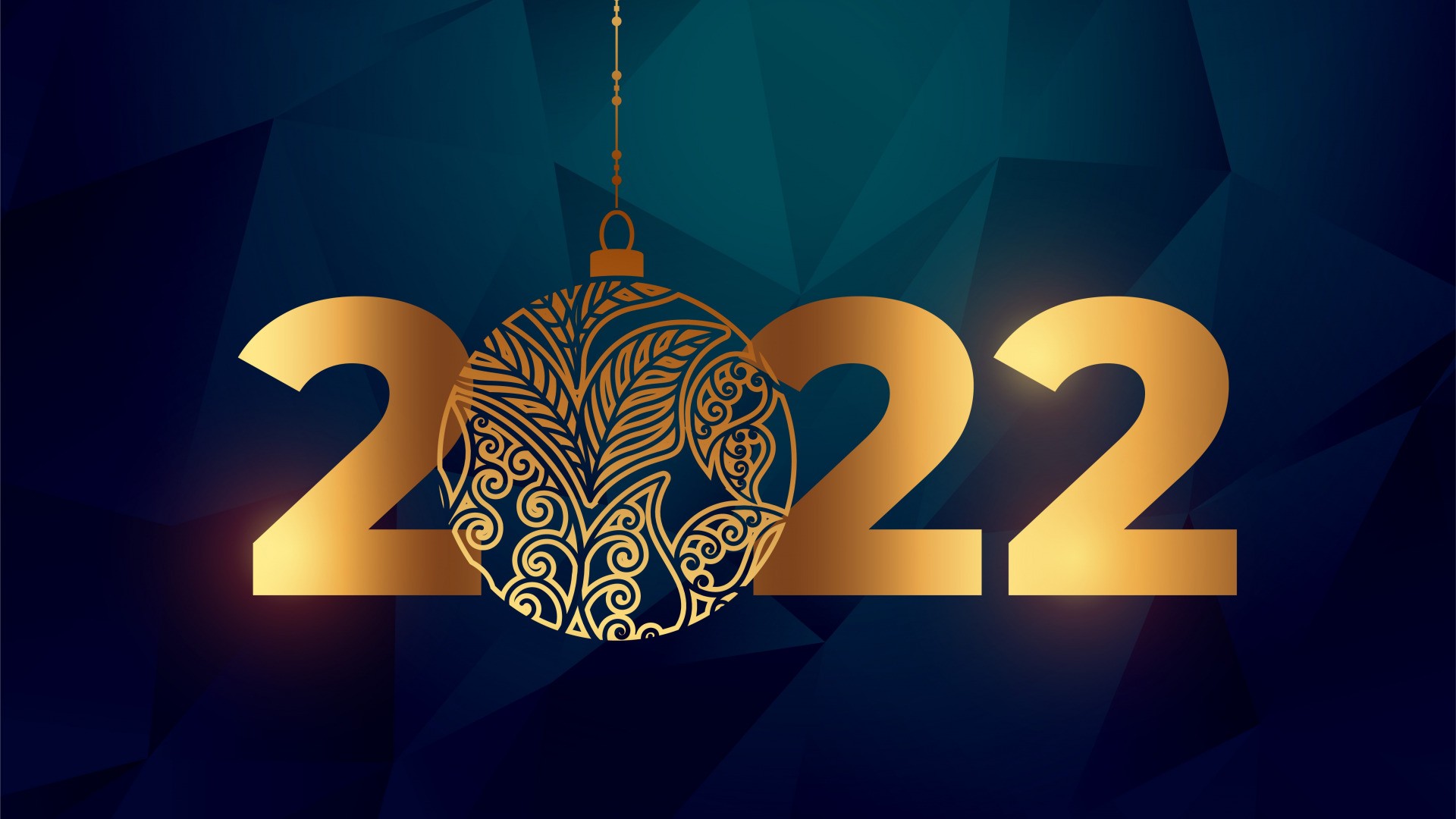New Year 2022 cool background
