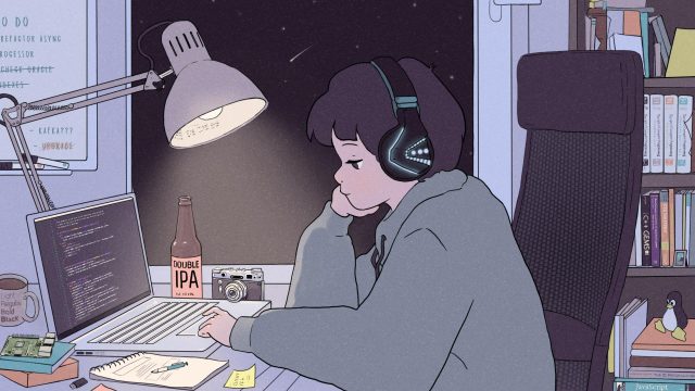 Обои lofi girl