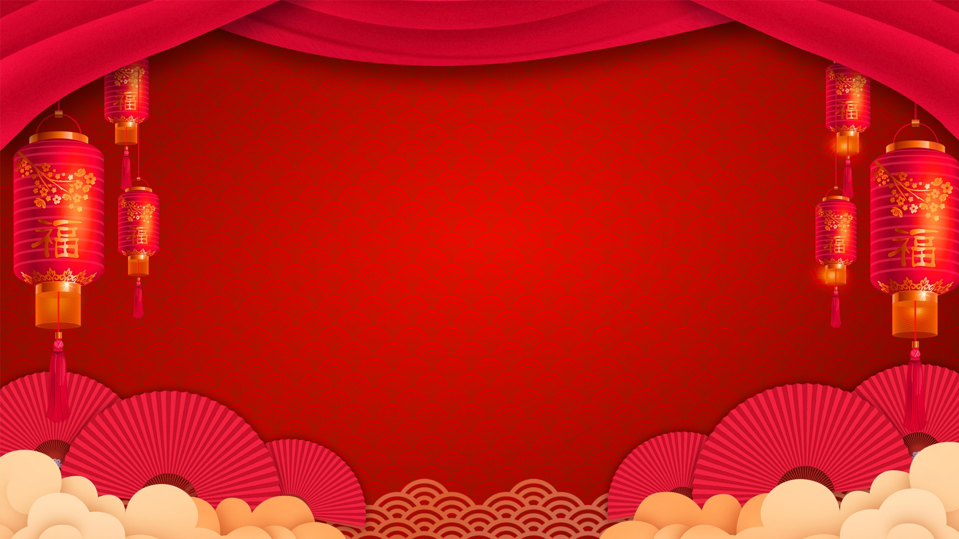 Chinese New Year Minimalist windows wallpaper