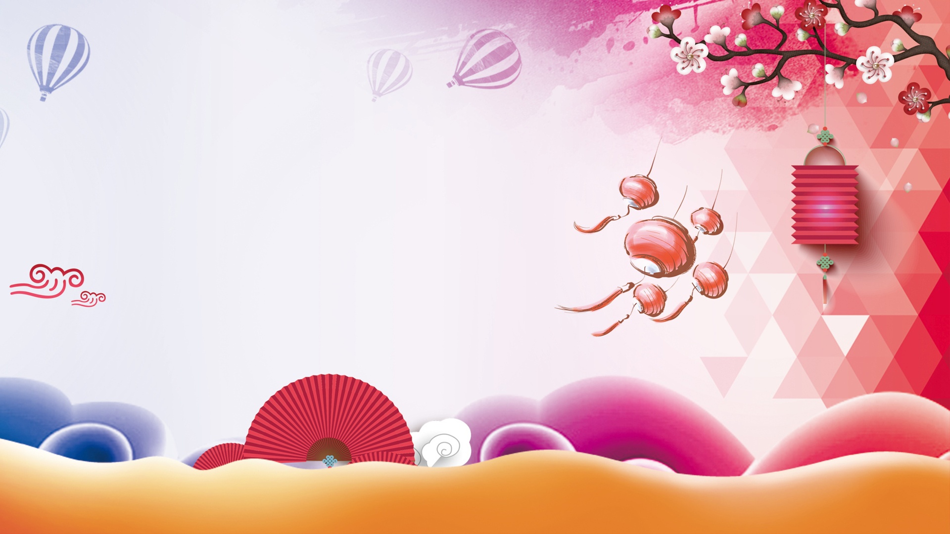 Chinese New Year Minimalist desktop wallpaper free download