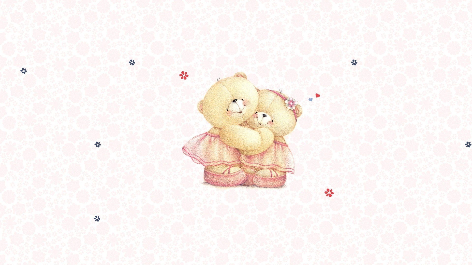 Forever Friends Bear desktop wallpaper free download