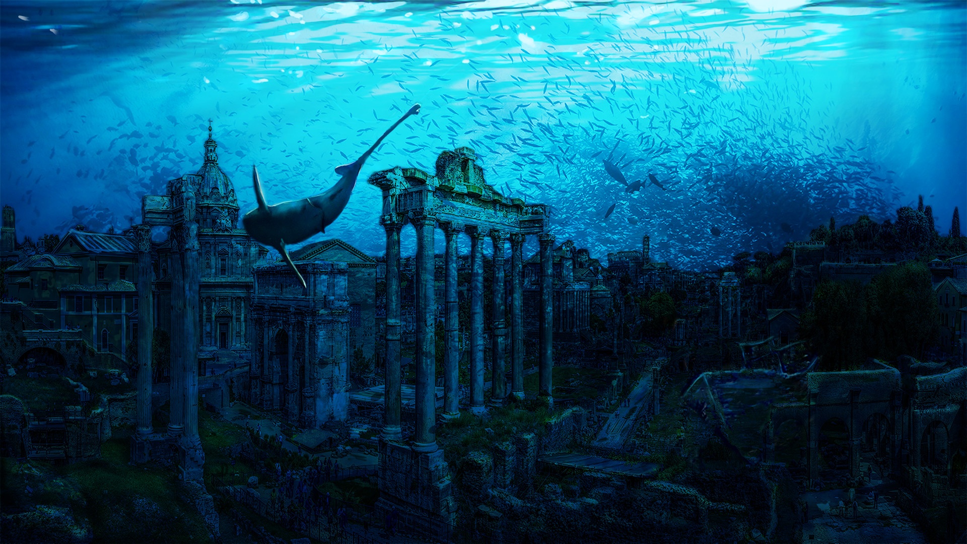 Atlantis windows background