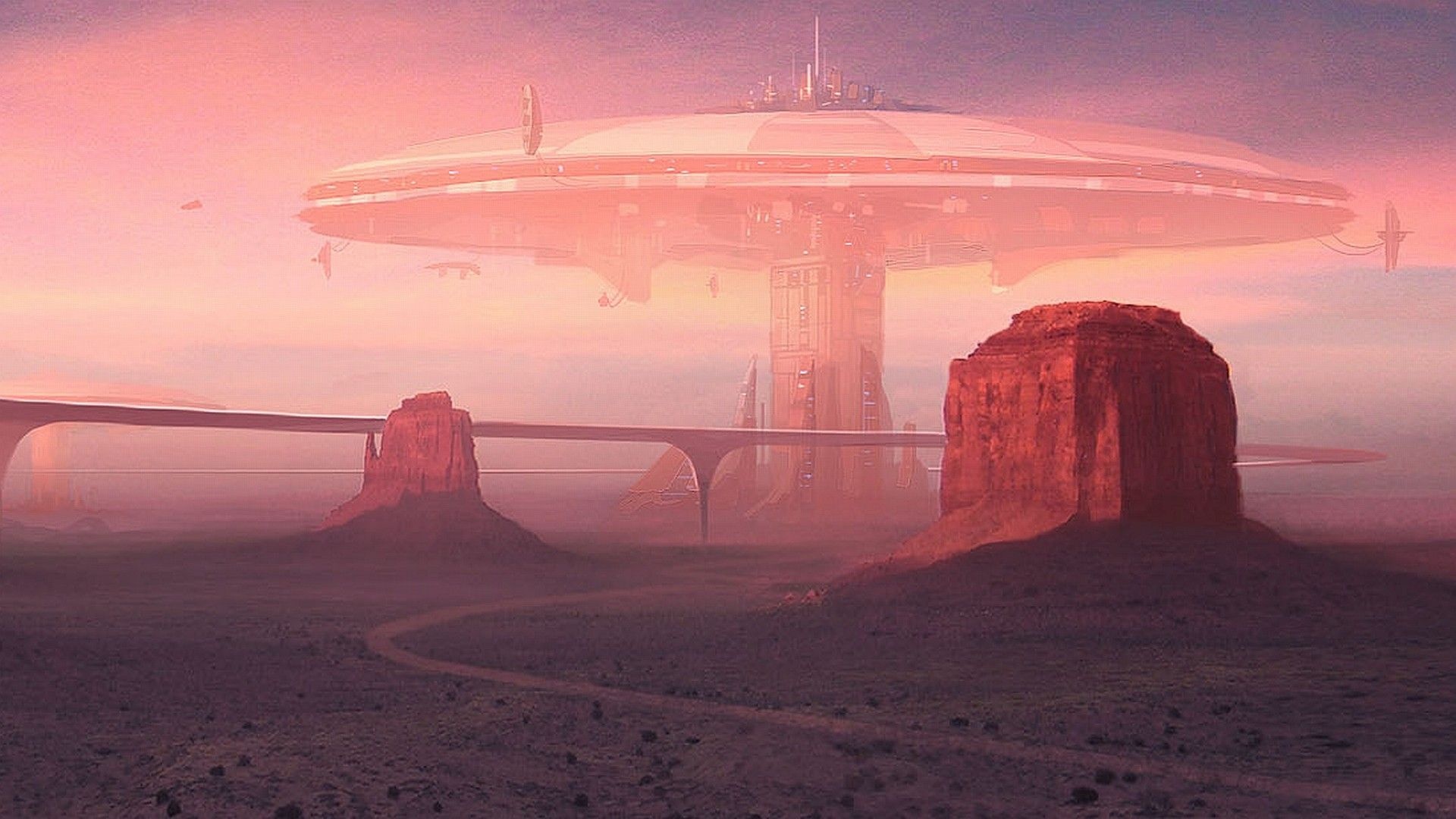Alien Landscape desktop wallpaper
