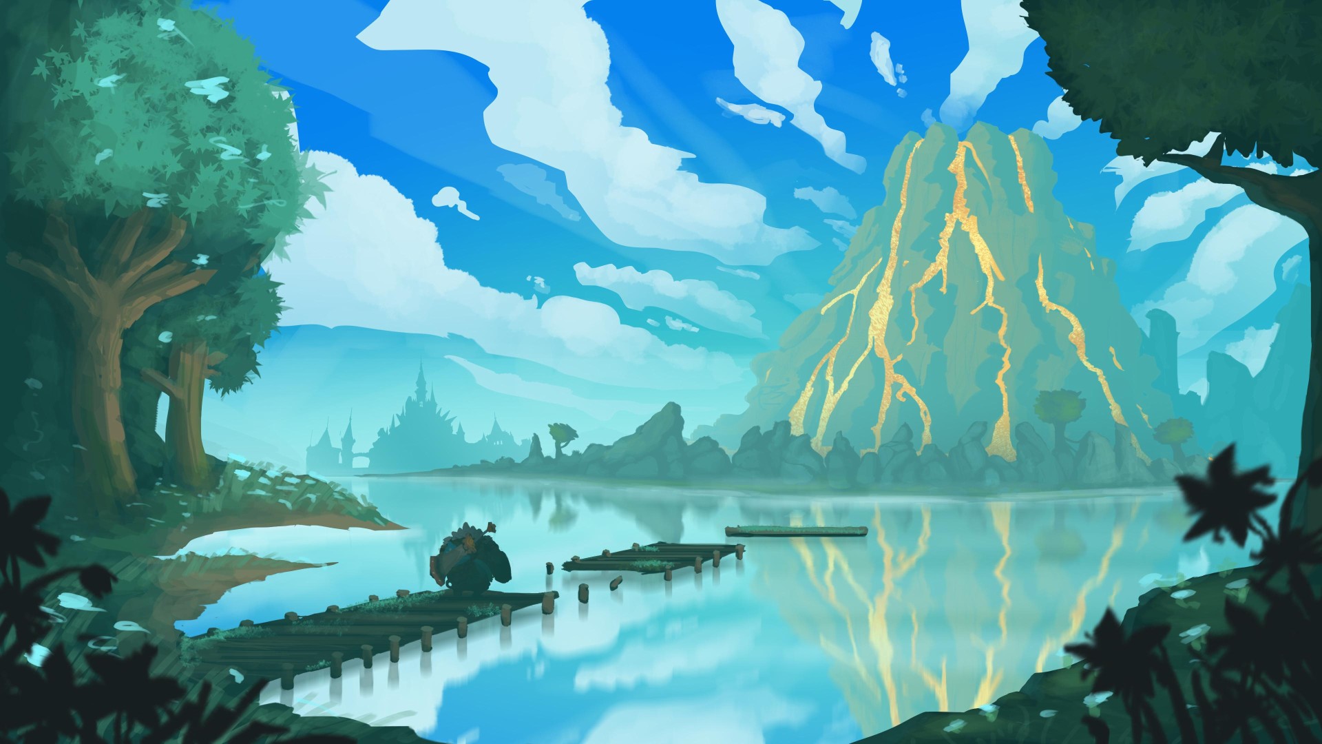 Zelda computer background