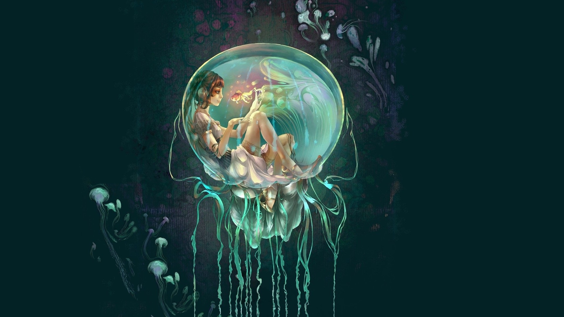 Fantastic Jellyfish best background